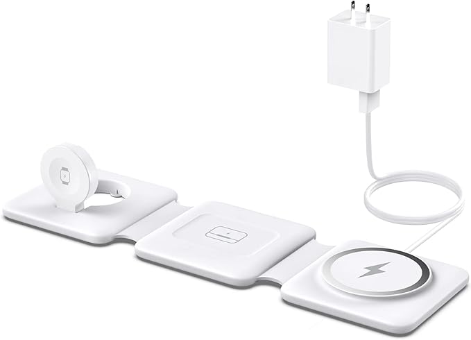 Foldable Magnetic Wireless Charger Dock