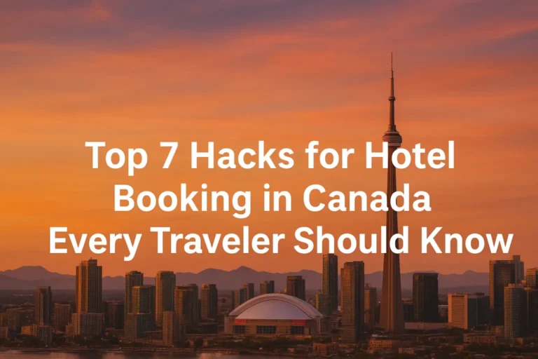hotel booking in Canada