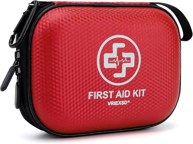 Mini First Aid Kit – Waterproof Hard Shell Medical Kit (150 Pieces)