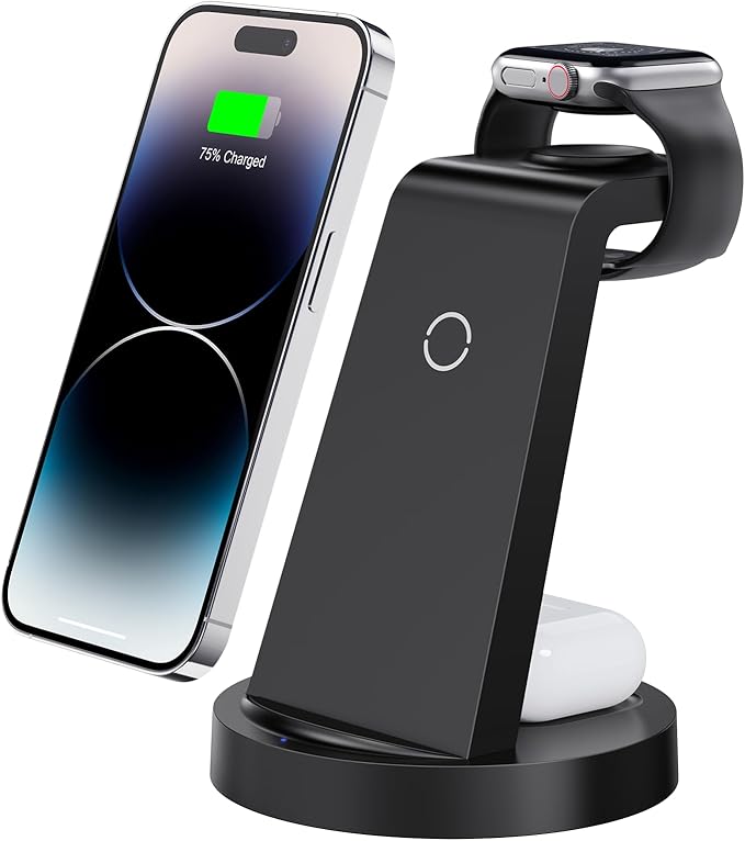 Sleek Wireless Charger for Desk and Nightstand