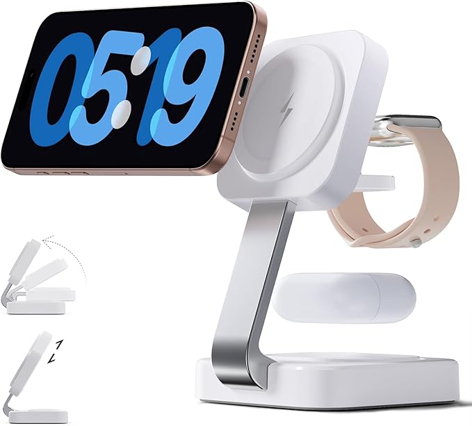 Travel Mag-Safe 3 in 1 Charger With Night Light