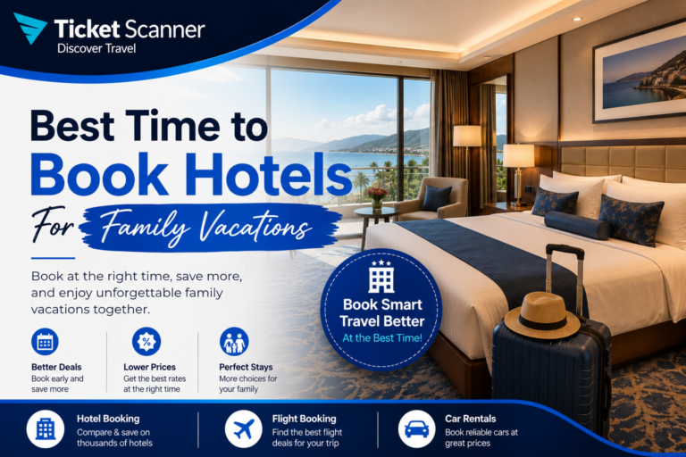 Best Time to Book Hotels for Family Vacations