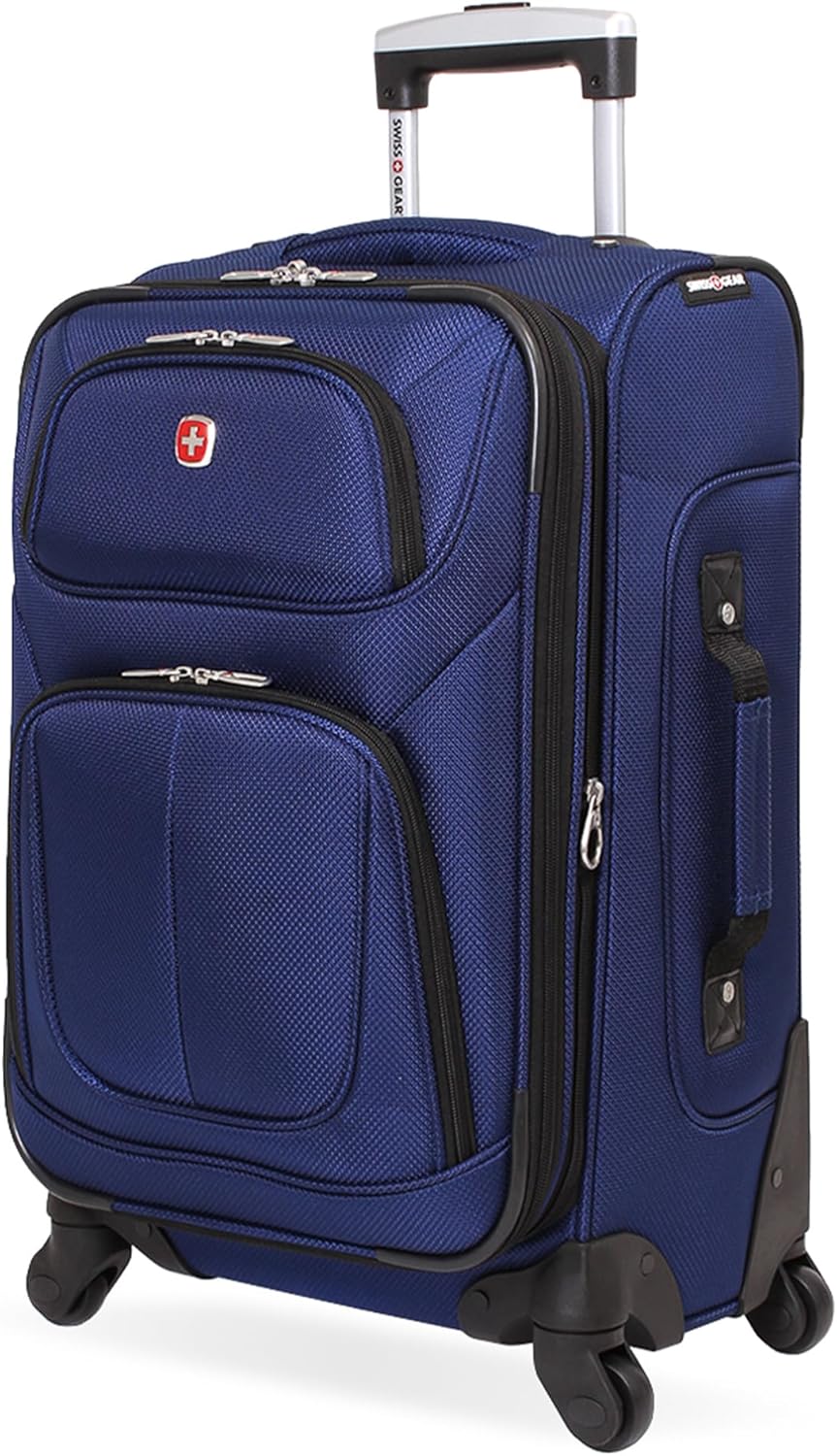 Carry-On Luggage Size Delta: 7 Best Bags for 2026 2 SWISSGEAR Sion Carry-On Spinner Luggage, Blue