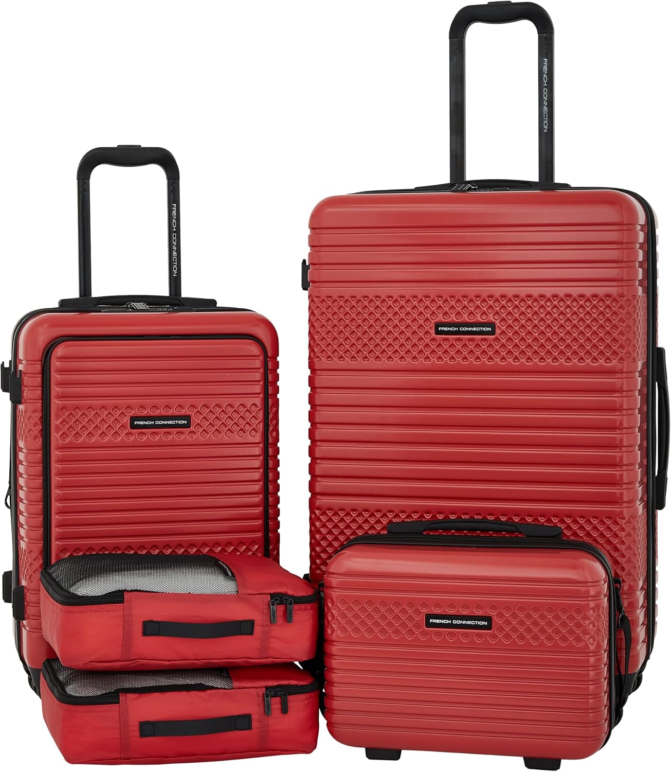 Carry-On Luggage Size Delta: 7 Best Bags for 2026 5 French Connection Mersai Luggage Travel Set, Cayenne