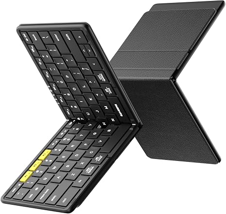 Travel Keyboard: 7 Best Foldable Picks for 2026 8 Samsers KF08S Full-Size Foldable Bluetooth Keyboard
