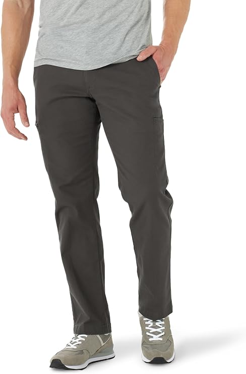 Travel Pants for Men: 10 Best Picks for 2026 6 Lee Men's Extreme Motion Canvas Cargo Pant