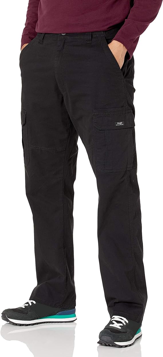 Travel Pants for Men: 10 Best Picks for 2026 11 Wrangler Authentics Men's Relaxed Fit Stretch Cargo Pant