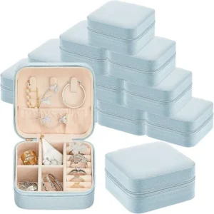 Best Small Travel Jewellery Box For Your Next Trip 3 Mini PU Leather Jewelry Organizer