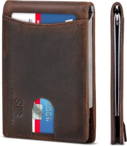 Best RFID Travel Wallet For International Travel 6 SERMAN BRANDS RFID Blocking Slim Bifold