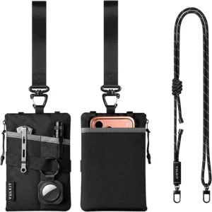 Best RFID Travel Wallet For International Travel 2 VULKIT Minimalist Travel Wallet With Lanyard